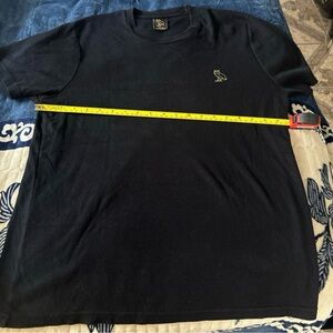 Black T-Shirt with Drake OVO Logo